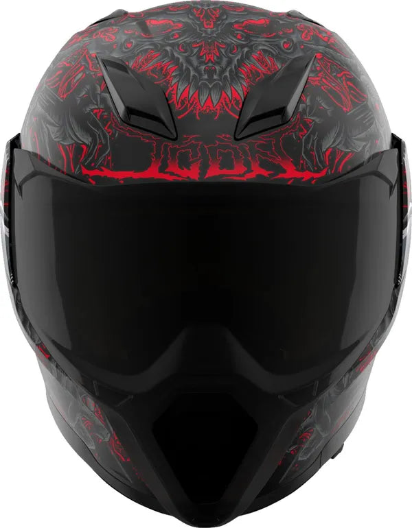 ICON HELMET ULTRAFLITE MISANTHROPE BK