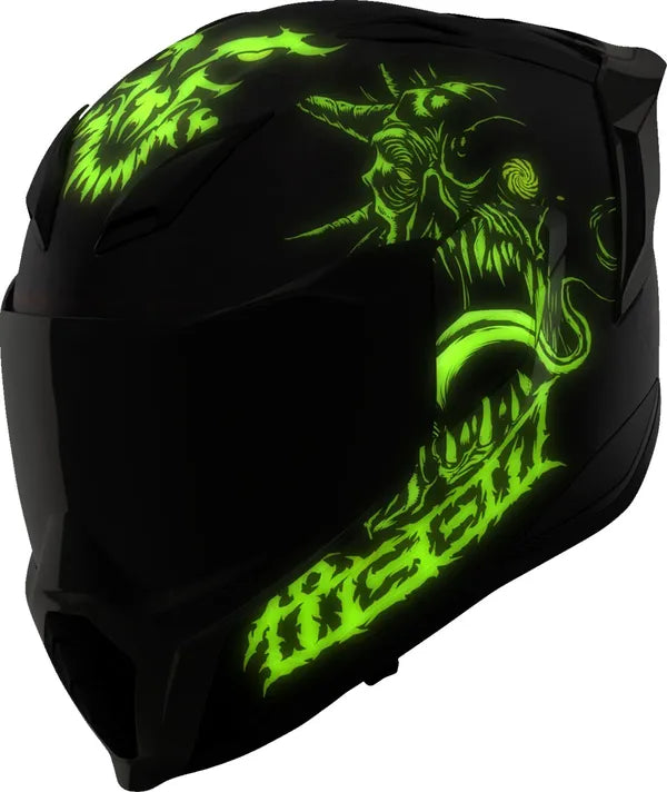 ICON HELMET ULTRAFLITE MISANTHROPE BK