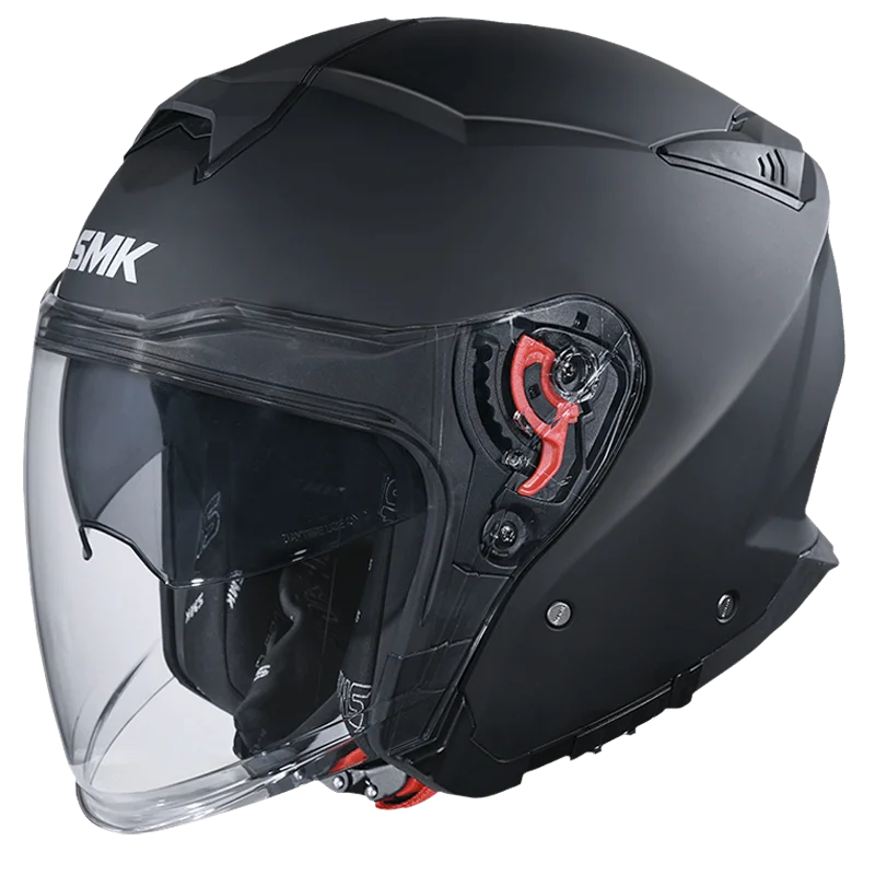 SMK HELMET GTJ SOLID MATT BLACK
