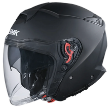 تحميل الصورة في معرض الصور SMK HELMET GTJ SOLID MATT BLACK 