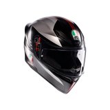 AGV K1 S DOT(E2206) - LAP MATT BLACK/GREY/RED