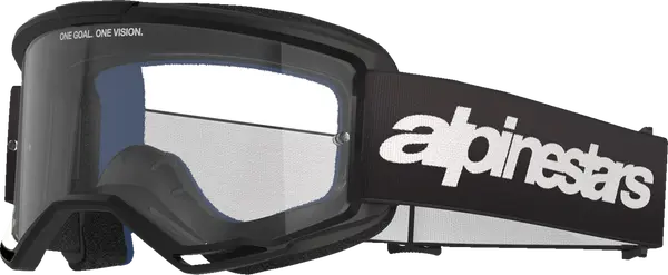 ALPINESTARS GOGGLE VISION 3 WORDMARK BLK CLEAR