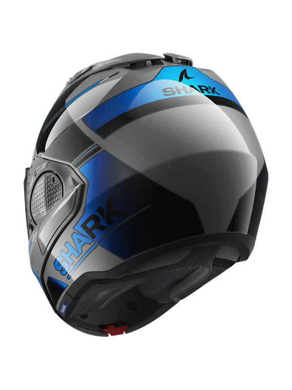 SHARK EVO GT TEKLINE ANTHRACITE CHROM BLUE