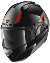 تحميل الصورة في معرض الصور SHARK EVO GT SEAN MAT ANTHRACITE BLACK RED 