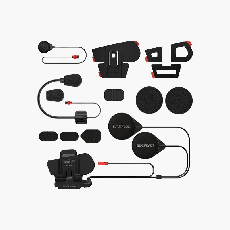 SENA 60S HELMET CLAMP KIT WITH UNIVERSAL MICROPHONE KIT