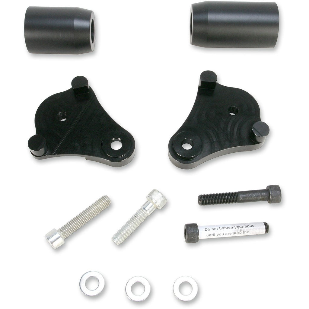 FRAME SLIDERS BLACK - Alhawee Motors