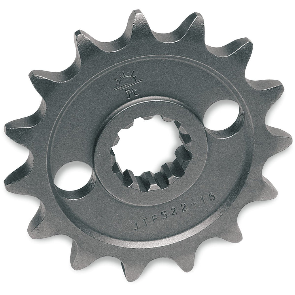 JT SPROCKETS JTF565.13SC FRONT SELF CLEANING SPROCKET 13 TEETH 520 PITCH NATURAL STEEL - Alhawee Motors