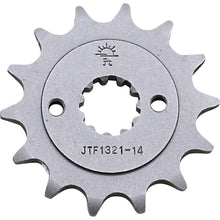 تحميل الصورة في معرض الصور JT SPROCKETS JTF1321.14 FRONT REPLACEMENT SPROCKET 14 TEETH 520 PITCH NATURAL STEEL - Alhawee Motors 