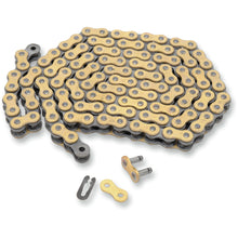تحميل الصورة في معرض الصور REGINA 520/135 DR 150 CLIP LINK 520 NON-SEAL DRAG RACING DRIVE CHAIN / GOLD|BLACK / STEEL 