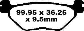 EBC - BRAKE PAD SINT FA319/2HH