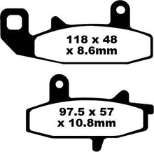 تحميل الصورة في معرض الصور EBC - BRAKE PAD 