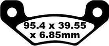 تحميل الصورة في معرض الصور EBC - BRAKE PAD EBC FA398R 