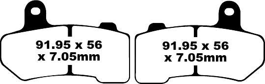 EBC - BRAKE PAD SINT FA409HH