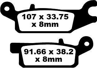 EBC - BRAKE PAD EBC FA443R