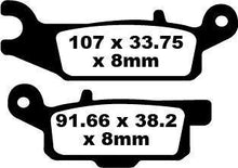 تحميل الصورة في معرض الصور EBC - BRAKE PAD EBC FA444R 