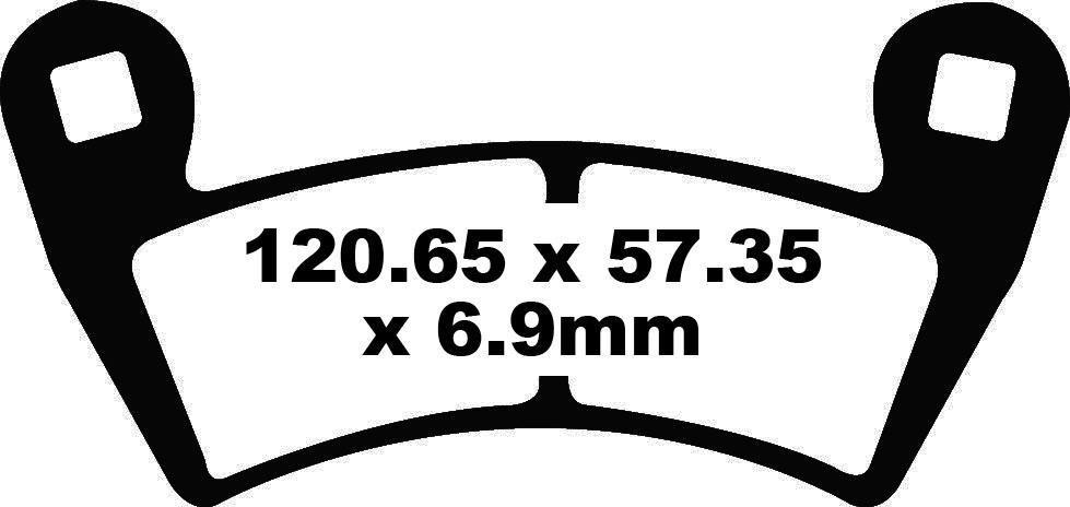 EBC - BRAKE PAD EBC FA452R