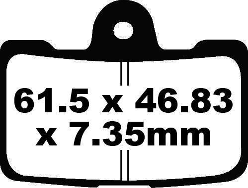 EBC - BRAKE PAD EBC FA454/4HH