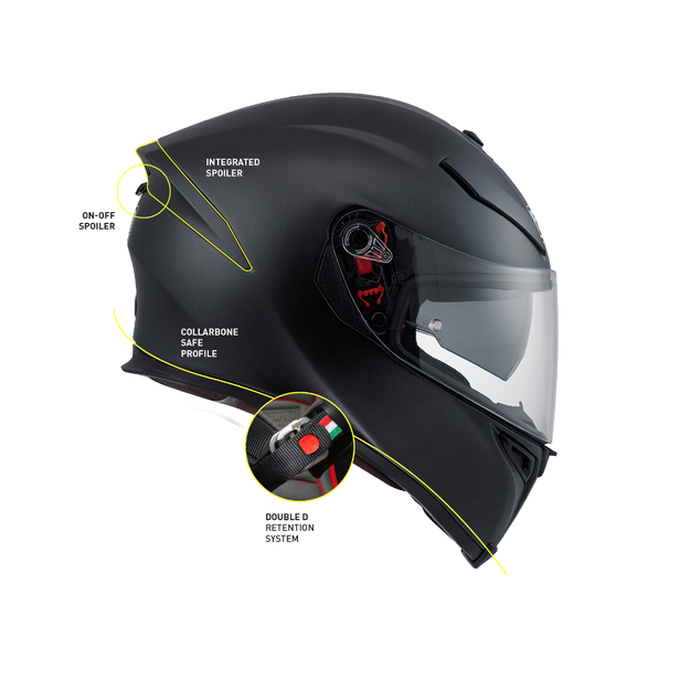 agv k5 enlace black grey Streetmodular Helmet - Resia - Matte Gray/Silver/Red Cheek pads interchangeable between all sizes AGV K1 S Lap Helmet
