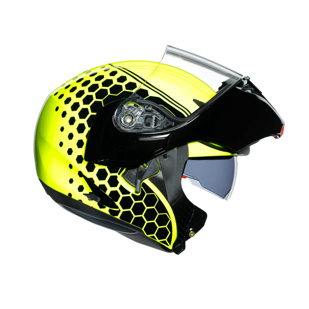 AGV COMPACT ST E2205 MULTI - DETROIT YELLOW FLUO/BLACK - Alhawee Motors