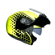 تحميل الصورة في معرض الصور AGV COMPACT ST E2205 MULTI - DETROIT YELLOW FLUO/BLACK - Alhawee Motors 