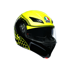 تحميل الصورة في معرض الصور AGV COMPACT ST E2205 MULTI - DETROIT YELLOW FLUO/BLACK - Alhawee Motors 