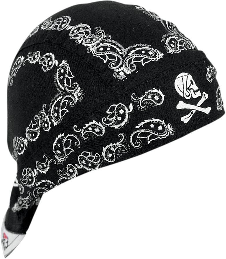 HEADWRAP FLYDANNA® SKULL PAISLEY ONE SIZE - Alhawee Motors