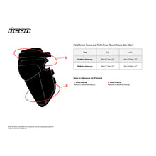 تحميل الصورة في معرض الصور ICON FIELD ARMOR STREET KNEE PROTECTOR BLACK 