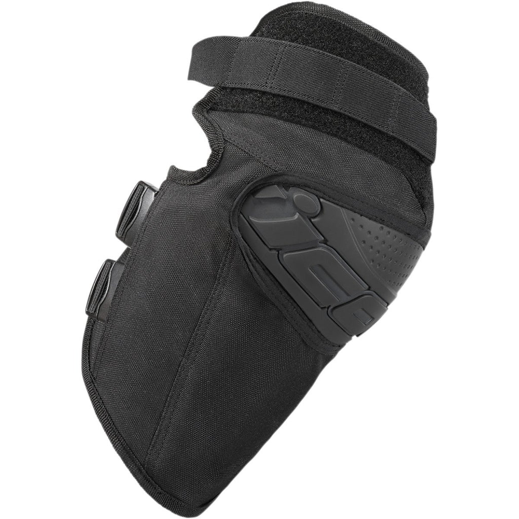 ICON FIELD ARMOR STREET KNEE PROTECTOR BLACK - Alhawee Motors