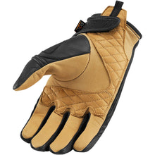 تحميل الصورة في معرض الصور ICON - 1000 AXYS™ MID CUFF GLOVES BLACK/TAN - Alhawee Motors 