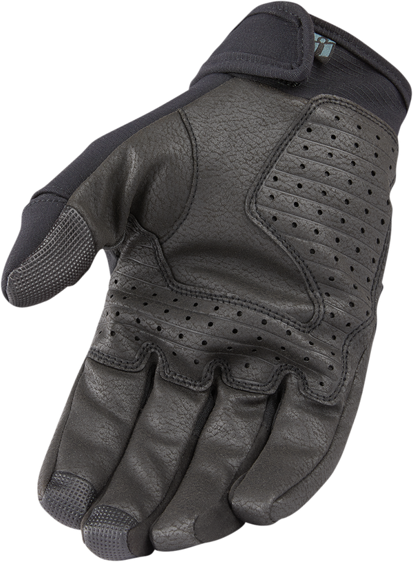 ICON GLOVE STORMHAWK CE BLACK