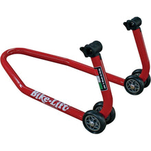تحميل الصورة في معرض الصور BIKE LIFT FRONT STAND HIGH FS-10/H RED - Alhawee Motors 