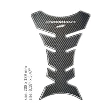 Load image into Gallery viewer, PRINT (PE) UNIVERSAL TANK PAD - GLOSS GRAY - CARBON DESIGN - Alhawee Motors