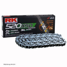 تحميل الصورة في معرض الصور RK XSO RIVET LINK 520 X-RING REPLACEMENT DRIVE CHAIN / NATURAL 