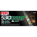 RK XRE RIVET LINK 530 DRIVE CHAIN NATURAL