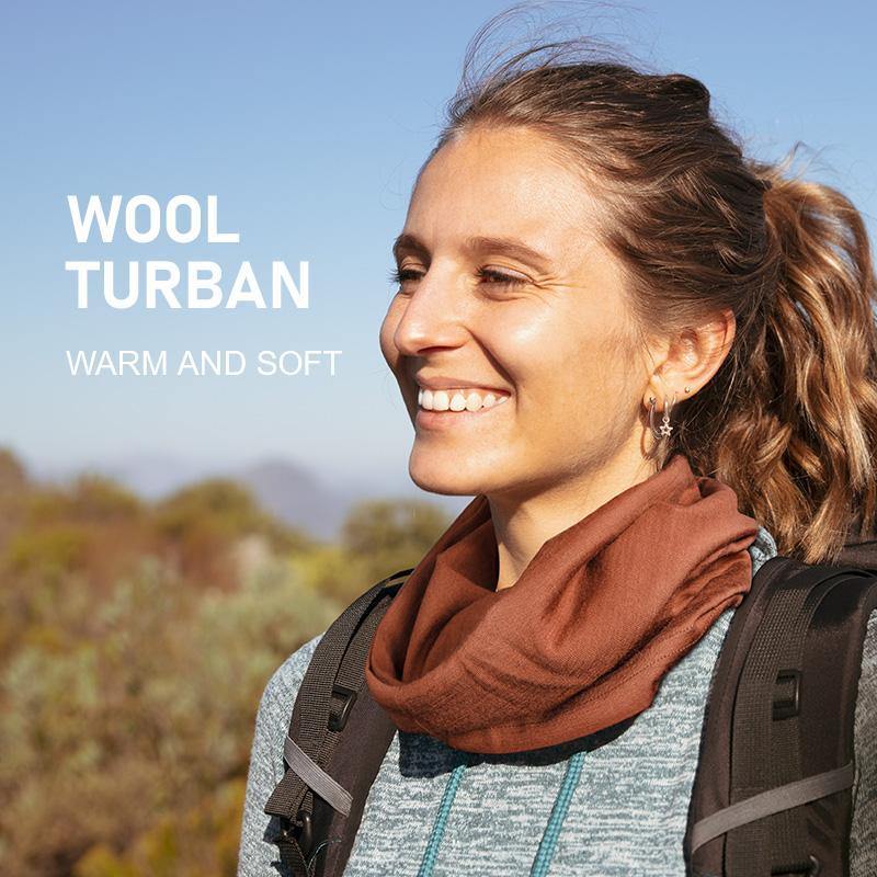 Naturehike Merino Wool Warm Turban Outdoor Sports Turban Scarf Regular - Alhawee Motors