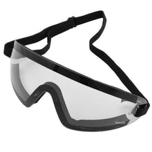 تحميل الصورة في معرض الصور WRAP AROUND WIDE VISION GOGGLES BLACK LENSES CLEAR 