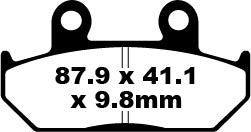 EBC - EBC DISC PAD SET