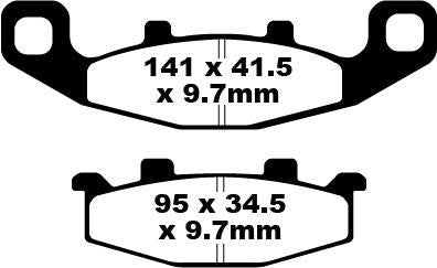 EBC - EBC DISC PAD SET