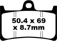 EBC - EBC DISC PAD SET