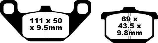 EBC - EBC DISC PAD SET