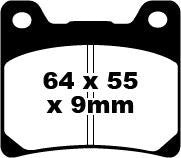 EBC - EBC DISC PAD SET
