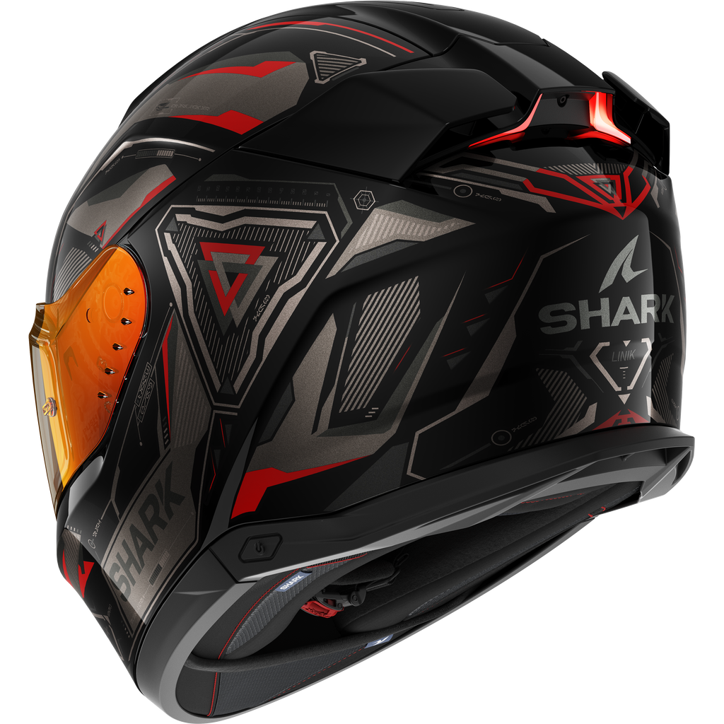 SHARK SKWAL i3 LINK HELMET BLACK ANTHRACITE RED