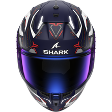 تحميل الصورة في معرض الصور SHARK SKWAL i3 LINK HELMET MAT BLUE WHITE RED 