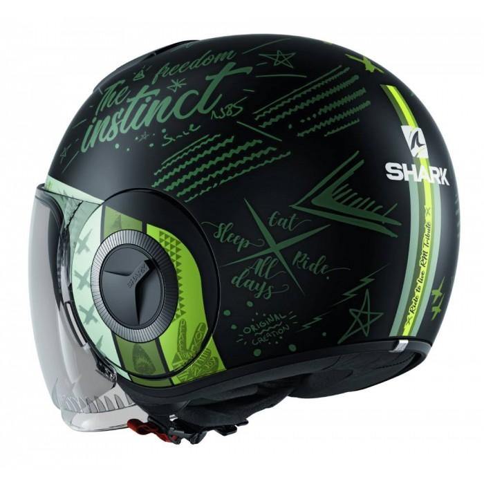 SHARK NANO TRIBUTE MAT RM BLACK GREEN - Alhawee Motors
