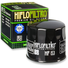 تحميل الصورة في معرض الصور HIFLOFILTRO HF153 OIL FILTER SPIN-ON PAPER GLOSSY BLACK DUCATI - Alhawee Motors 