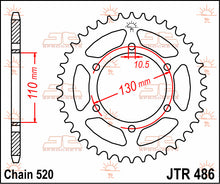 تحميل الصورة في معرض الصور SPROCKET REAR 38T 520 