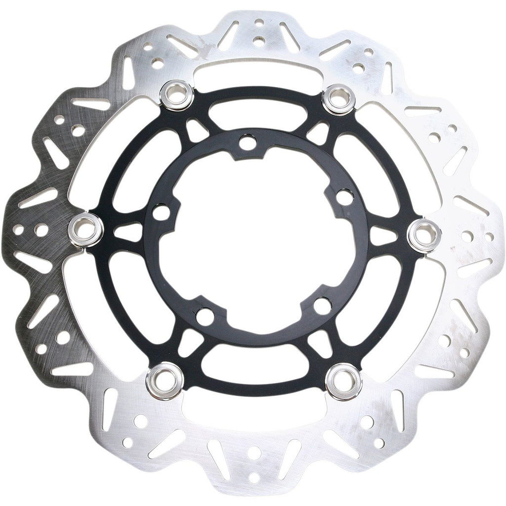 EBC BRAKE ROTOR VEE SERIES FLOATING CONTOUR VR3091BLK - Alhawee Motors